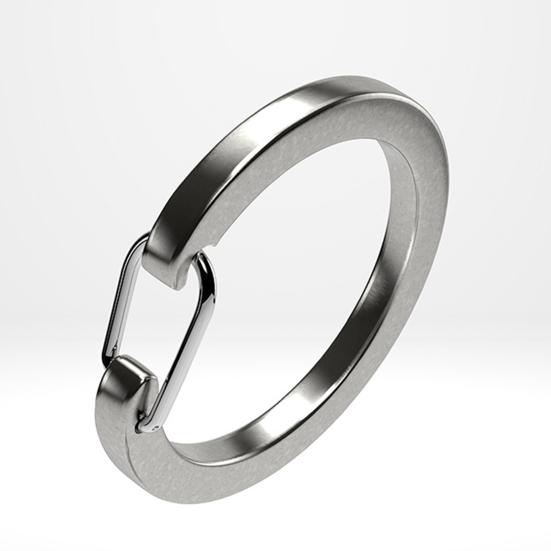 1 компл.. Кольца для ключей из нержавеющей стали. Карабин для ключей. Зажим для ключей. Пружинное открывающееся кольцо. Быстросъемное кольцо для автомобильных ключей. Маленькое/большое кольцо с карабином.