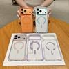 Применимо к чехлу для мобильного телефона iPhone17Pro, чехол из акрила высокой четкости, ледяной кристалл, магнитное крепление, Apple 16, четырехсторонний воздушный мешок, защита от падения