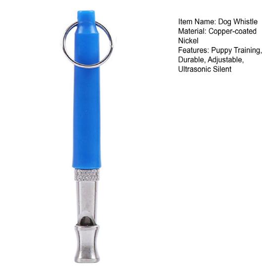 Свисток для собак, свисток для дрессировки щенков с шнурком, регулируемый ультразвуковой бесшумный свисток для собак, чтобы остановить лай соседских собак