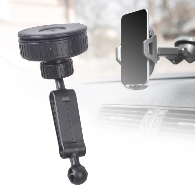 360 Degree Rotatable Sticky Suction Cup Mount For 17mm Ball Head Adapter