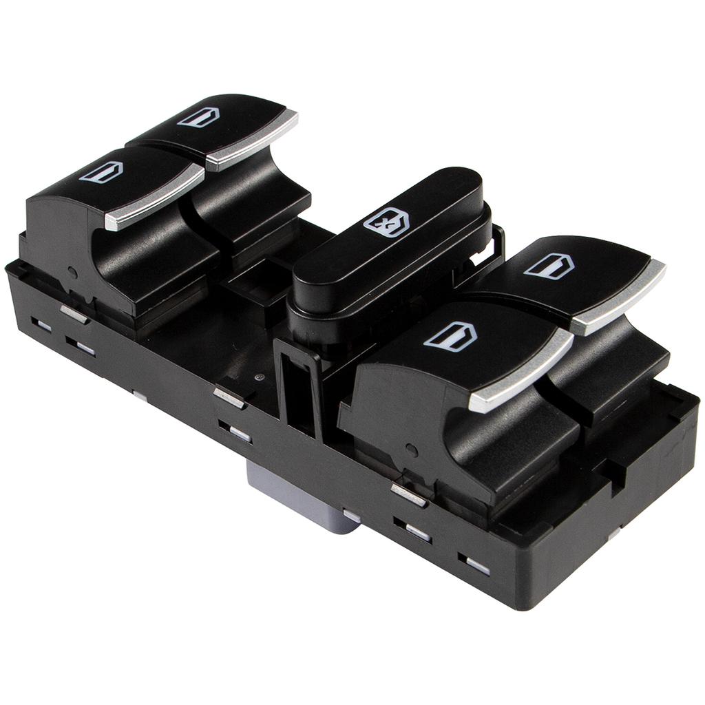 5ND959857 6 шт./комплект хромированный автоматический переключатель стеклоподъемника переключатели фар управление стеклоподъемником переключатель электроподъемника для VW Golf GTI 5 6 Jetta 6