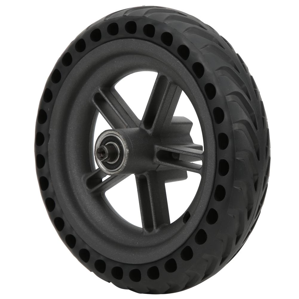 Cellular Rear Wheel Fit for Xiaomi Electric Scooter Black Rubber Tire Wear Resistant