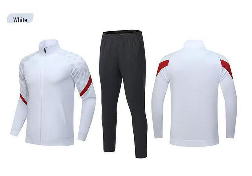 Унисекс повседневный спортивный комплект: Куртка на молнии с длинным рукавом для весенних/осенних пробежек и тренировок