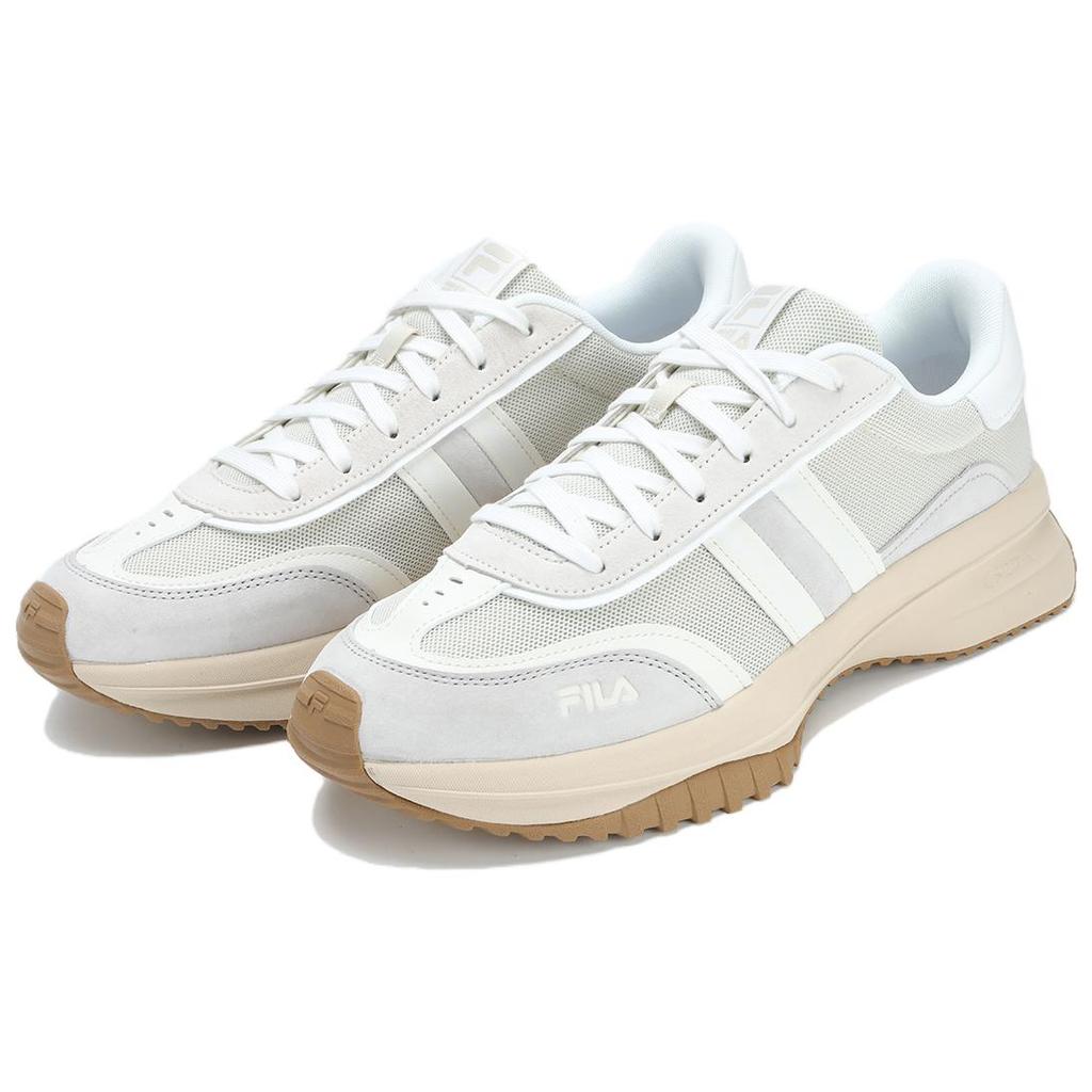 Fila Bora Fabric Synthetic Leather Sport Simple Durable Low-Top Casual Shoes Men Sneaker Wind-Bell-Gray F12M322103FBW