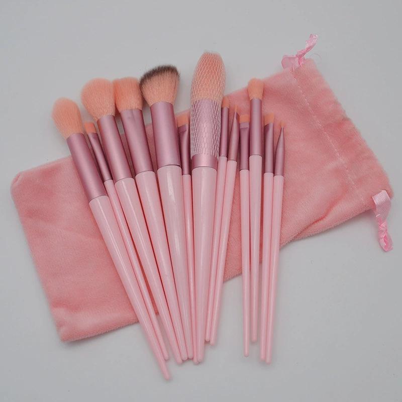 13Pcs Makeup Brush Set, Blush Eyeshadow Concealer Foundation Powder Brushes for Beginners