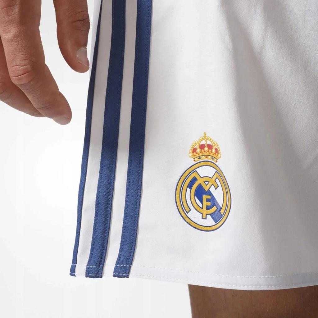 adidas Футбольные брюки Real Madrid Home Match с дышащей эластичной талией и средней посадкой, облегающие, мужские, белые, AI5200