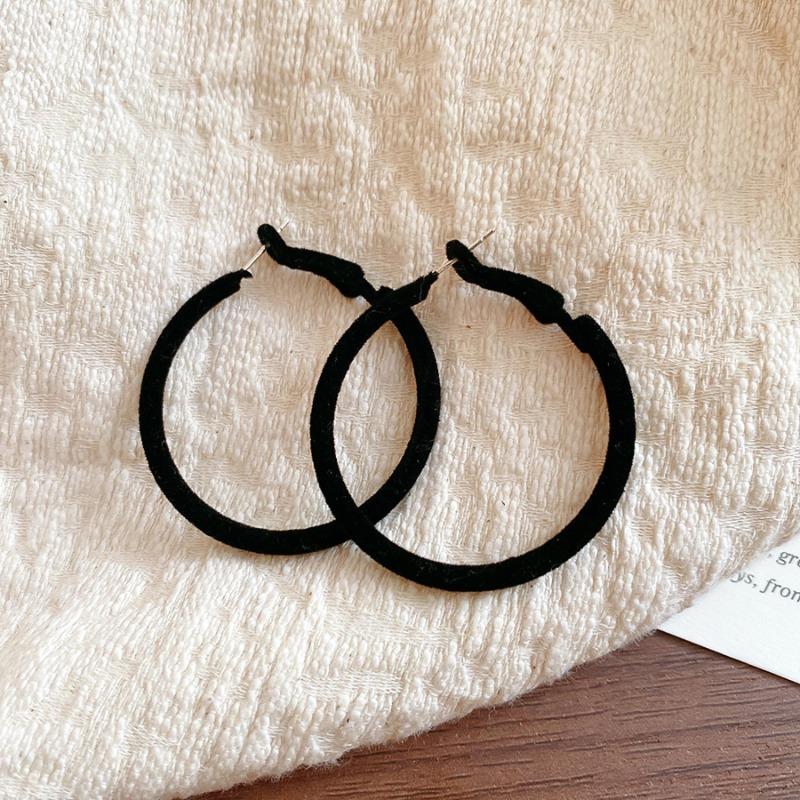 Геометрические серьги-пусеты из серебряной иглы и черного кристалла, нишевые универсальные серьги, темпераментные, легкая роскошь, премиальные серьги