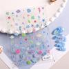 1 Sheet Ocean Nail Art Stickers Summer Starfish Jellyfish Seashell Nail Decal Embossed Decoration Nail Art Supply Manicure Salon