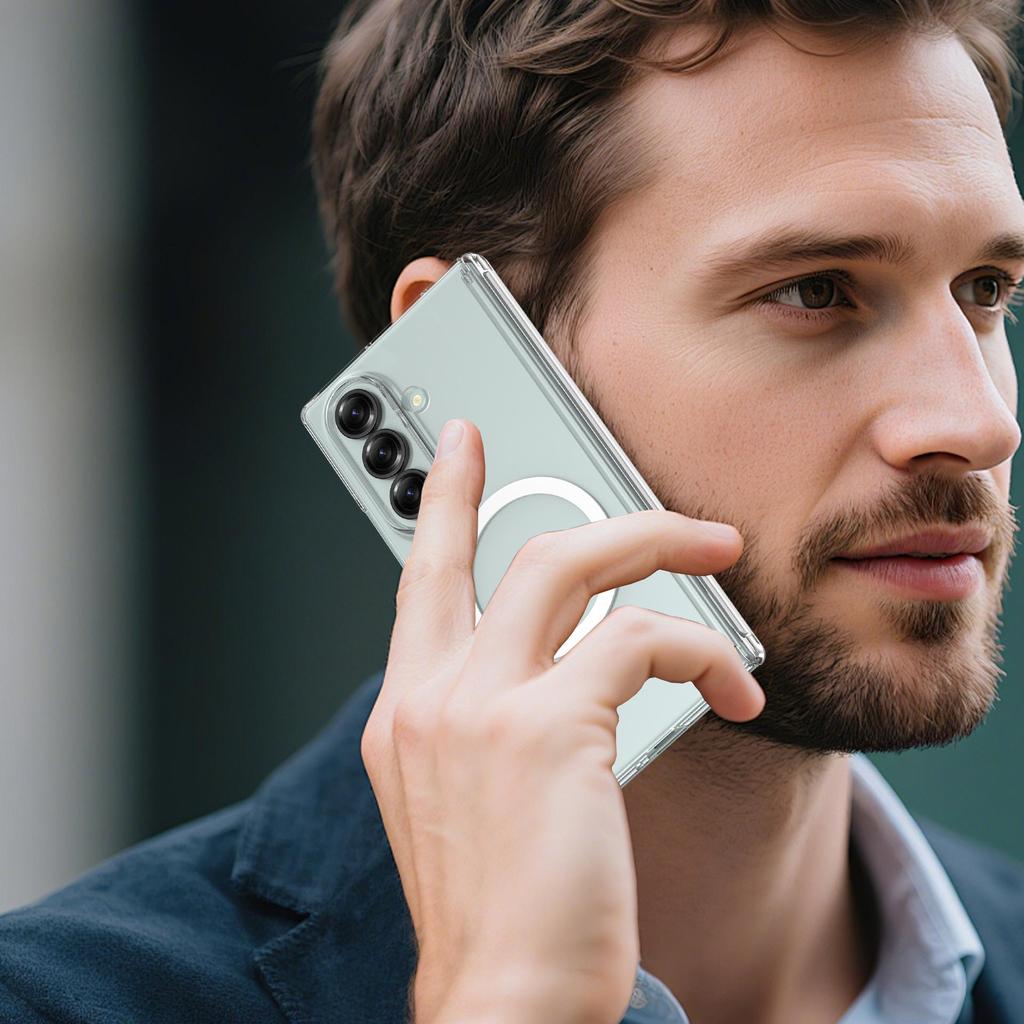 Минималистичный чехол Samsung Z Fold 7 Ультратонкий с магнитной беспроводной зарядкой