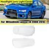 Передняя фара автомобиля, крышка объектива для Mitsubishi Lancer Ex 2008-2016, прозрачный абажур, корпус фары