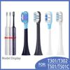Сменные насадки для зубной щетки Mijia T301/T302/T501C Xiaomi Sonic Electric Toothbrush, мягкие щетинки DuPont, с колпачками