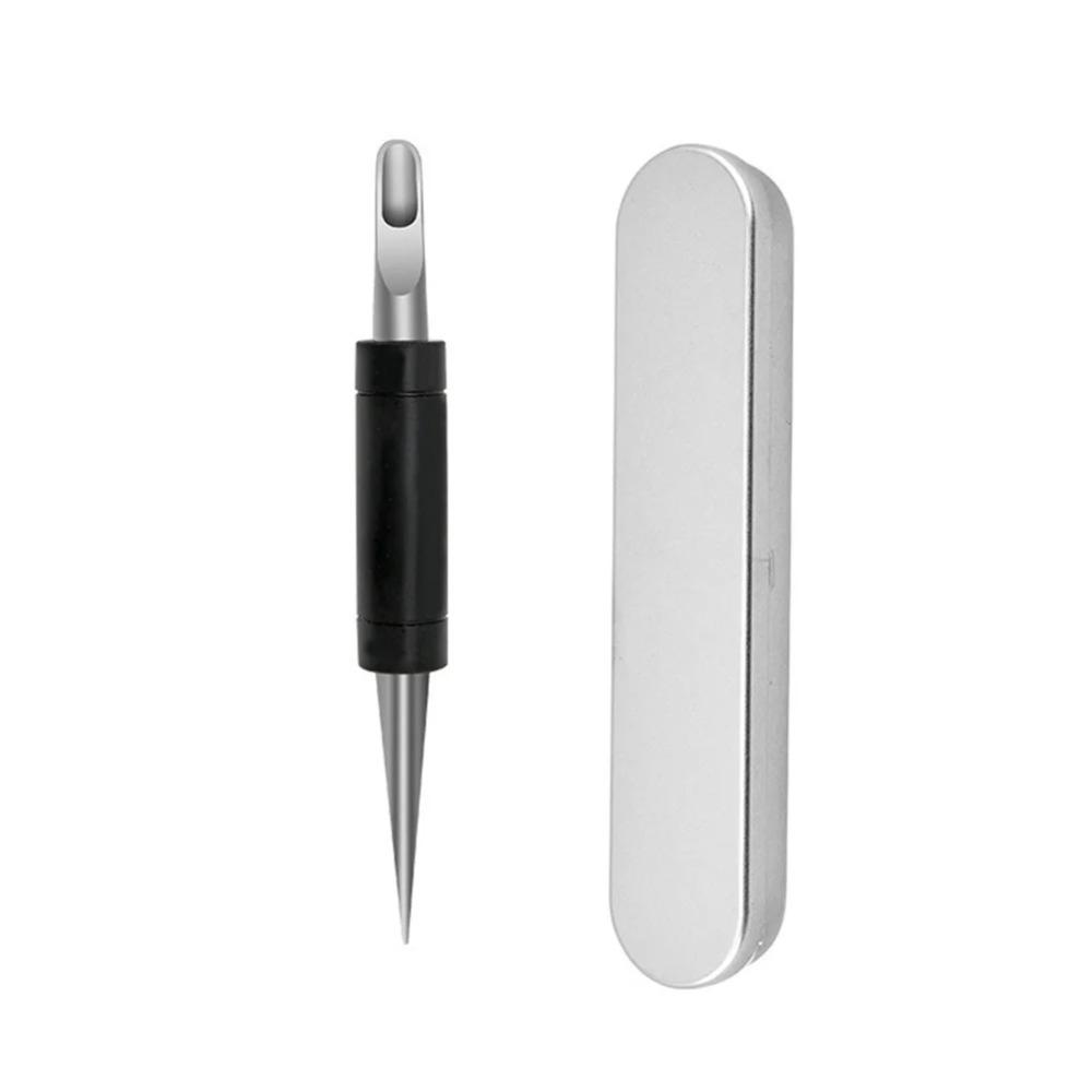 Stainless Steel Tip Latte Art Pen Wood Handle Latte Art Practice Pen Coffee Floral Carvings