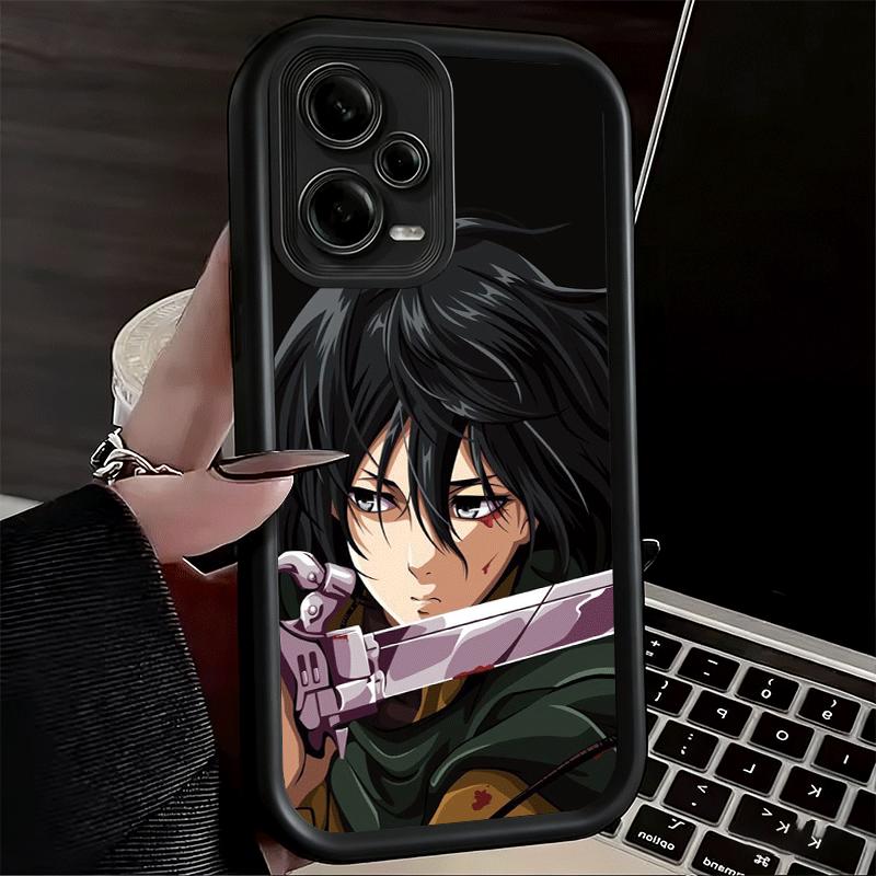 Чехол для телефона для Xiaomi Redmi Note 15 14 13 Pro Plus A-Attack On T-Titan Микаса Оболочка 12S 11 11S 11T 5G 14S Мягкий силикон Funda