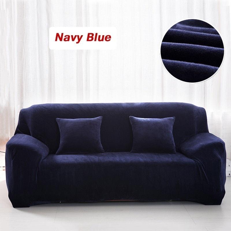1 2 3 4 Seater Soft Stretch Chair Sofa Covers Couch Cover Elastic Slipcover Protector