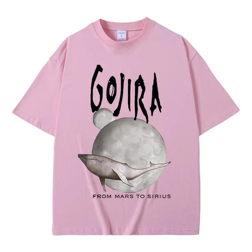 Французская метал-группа Gojira From Mars To Sirius Flying Whales Музыкальный альбом Графическая футболка Мужская Женская Винтажные Готические Рок Футболки