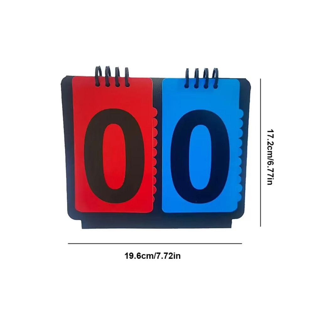 4-Digit Scoreboard Score Keeper Tabletop Counter Score Flipper Sports Referee