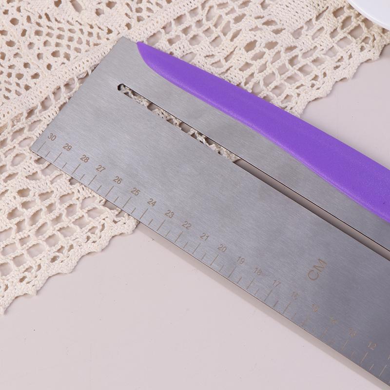 Adjustable Cake Scraper Cakes Comb Baking Crisp Corners Cake Edge Smoother Stainless Steel Kitchen Accessories Diy Baking Tools