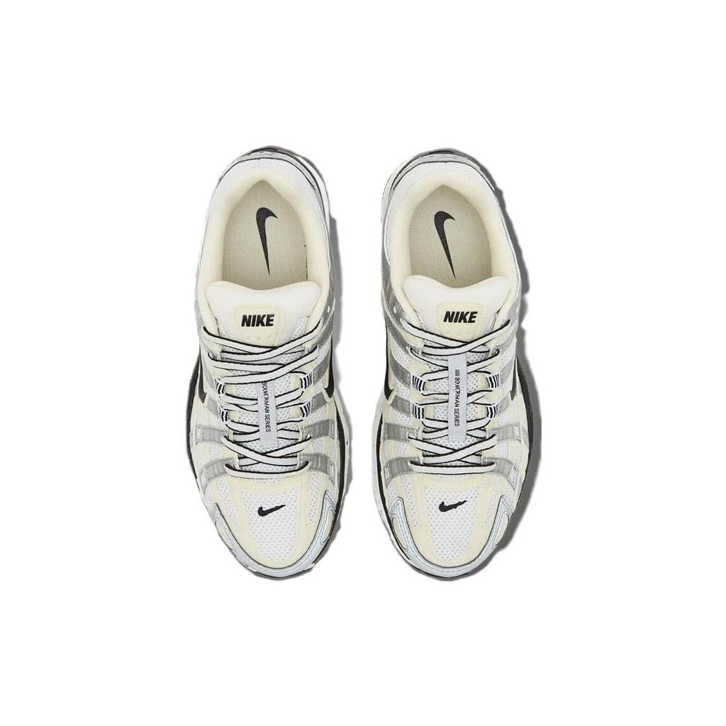 Nike P-6000 Coconut Milk Metallic Silver Женские кроссовки Кремово-черные Summit-White FV6603-100