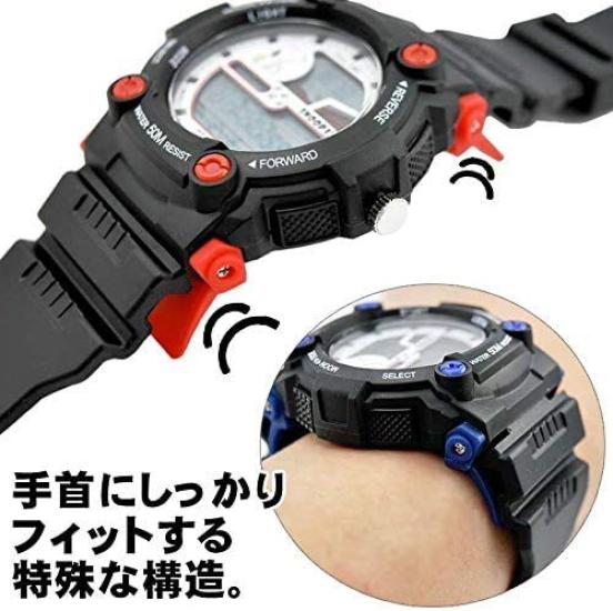 SNOOPY Детские часы Водонепроницаемые для детей Женщин Взрослых Мужчин Унисекс Часы с персонажем Вудсток для Девочек Мальчиков x Красный [Водонепроницаемость 50 м] (черный (черный