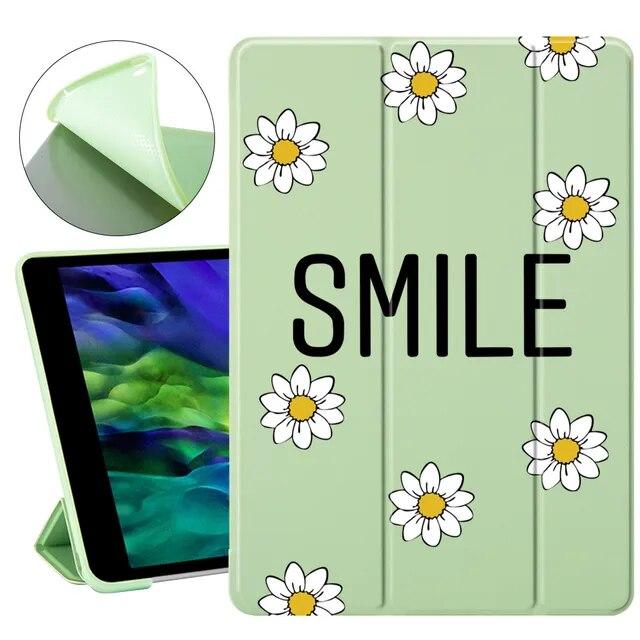 Чехол Daisy для iPad Air 4, 8th, 2020, чехол 7-го поколения с милым подсолнухом 10,5 Air 3 Funda для iPad Pro 11, чехол Mini 5, чехол