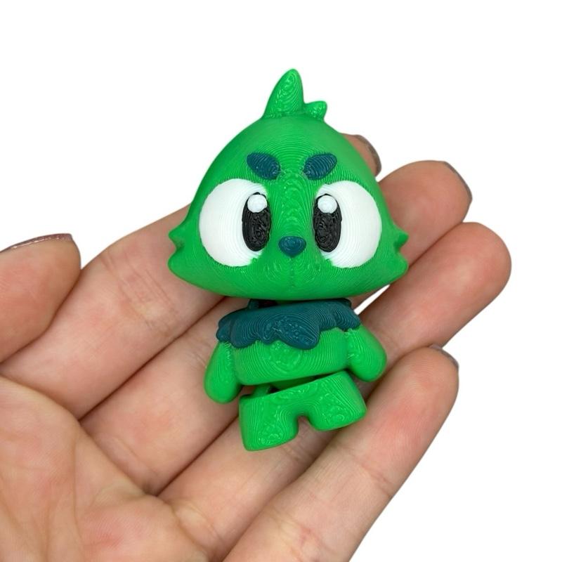 Mini Baby Animals - Cute 3D Printed Articulated Toy Figures - Collectible Figurines Decor