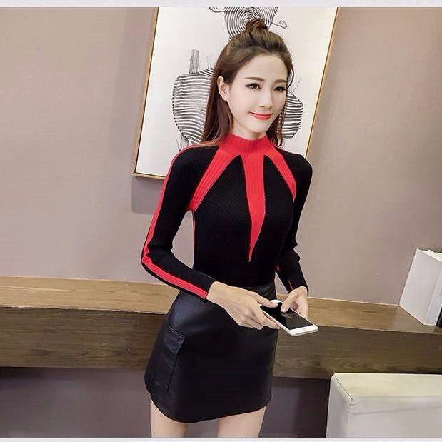 Свитер большого размера, женский свитер средней и длинной длины с высоким воротником, зимние вязаные свитера