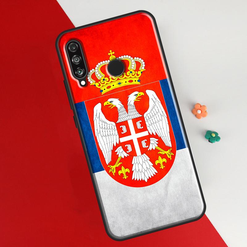 Крутой чехол с флагом Сербии для Huawei P30 Lite P40 P20 P50 Pro Nova 5T P Smart 2021 2019 Чехол для Honor 50 Lite