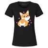 Милая футболка с попой корги для женщин, любящих собак, футболки для питомцев