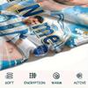 1PC Messi Custom Name Patterned Flannel Blanket Suitable For All Seasons For Home Decor Warmth And Comfort Gifts Holiday Present