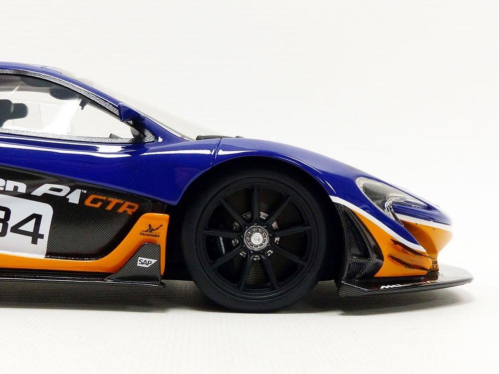 TrueScale Miniatures Scale McLaren P1 GTR Finished Model 1/18 Blue/Orange