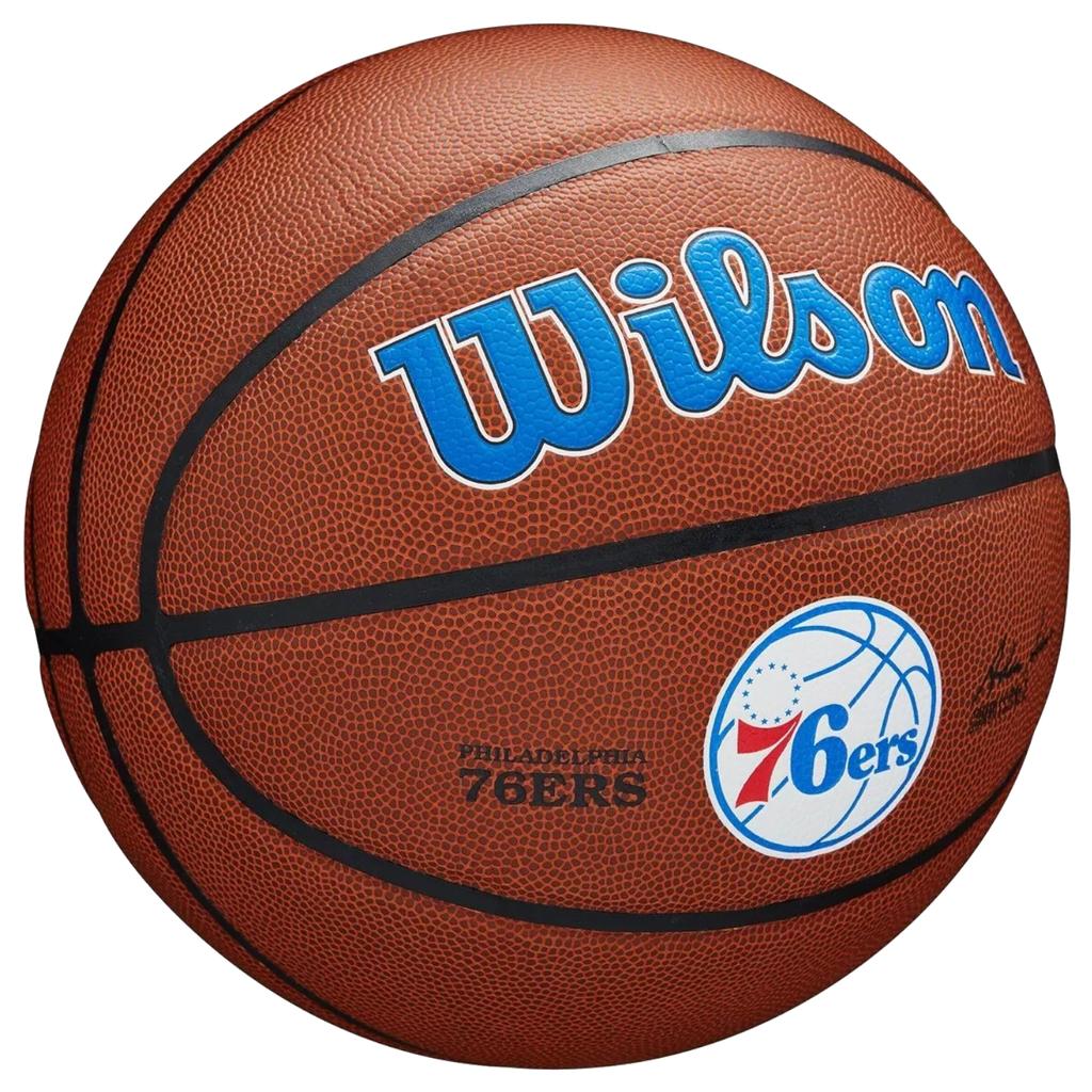 Wilson Мяч Team Alliance Philadelphia 76ers, баскетбольный унисекс коричневого цвета