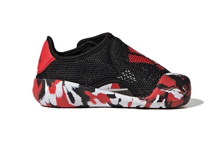 Adidas Altaventure 2.0 Comfortable Abrasion Resistant Breathable Low top Toddler Shoes Black Red Infant And Toddler GY9376