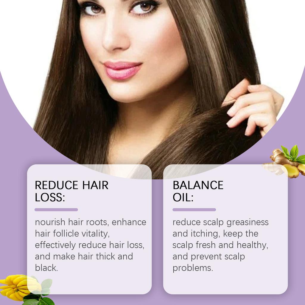 Hoegoa Hair Serum: Strengthens, Thickens, and Adds Volume to Hair; Moisturizes and Repairs the Scalp and Hair Roots