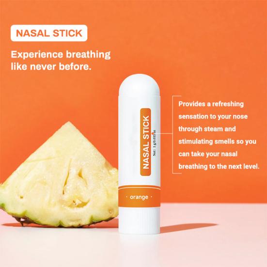 Yousheng 4Pcs Nasal Sticks Portable Nasal Inhaler Aromatherapy Sinus Congestion Relief Essential Oils Stress Relief Non-Medicated Sticks