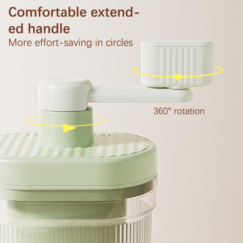 Машина для производства бритого льда, небольшая ручная дробилка льда, домашняя ручная машина для приготовления смузи, подходящая для кемпинга на открытом воздухе