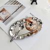 Irregular Cake Tray Stainless Steel Jewelry Storage Plate Vintage Dessert Plate  Home Decoration