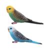 Plastic Simulated Budgie Parrot Miniatures Budgerigar Toy Collectible Parrot Ornament Tabletop
