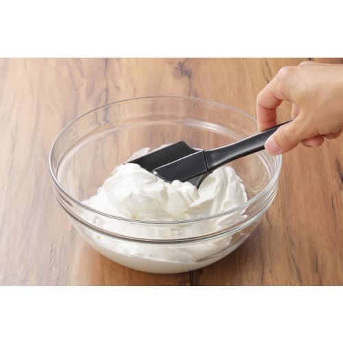 Shimomura Kogyo Verdun Black Silicone Spatula, Dishwasher Safe, Made in Japan, VB-629 Black