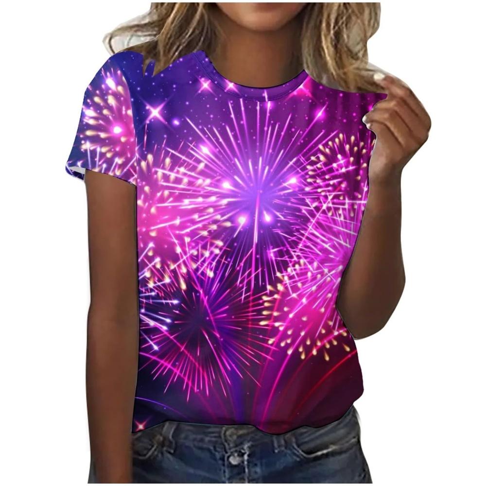 Модная женская футболка больших размеров с 3D-принтом, новый летний повседневный уличный топ с коротким рукавом и круглым вырезом