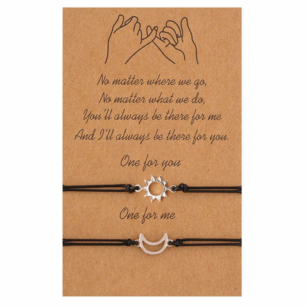 Подарки на День святого Валентина Браслеты для влюбленных пар Плетеные ручные веревки Тканые вручную браслеты Модная бижутерия