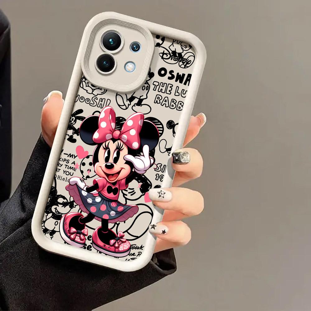 Чехол Minnie Mouse для Xiaomi Mi 13T 14 14T 15 15T Pro 17 Ultra Poco M7 M8 F8 F7 X6 X7 X8 Pro Max Ударопрочный чехол Mickey