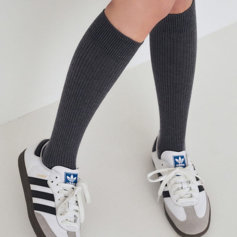 LOEIL Вязаные шерстяные гольфы до колена - 4 цвета