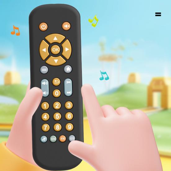 Baby Teething Toy Soft Button TV Remote Control Food Grade Silicone