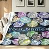 1PC Sheffield Wednesday Football Club Custom Name Patterned Flannel Blanket Suitable For All Seasons for Home Decor Warmth and Comfort Gifts Holiday P