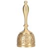 Brass Hand Call Bells Sturdy Handle Loud Ringing Bell for Weddings School Classroom Service Holiday