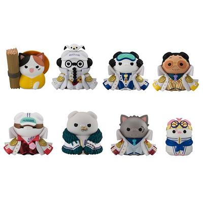 MEGA CAT PROJECT One Piece Nyan Piece Luffy VS Navy Edition 30 мм ПВХ окрашенная готовая фигурка Нян! (BOX) Прибл.