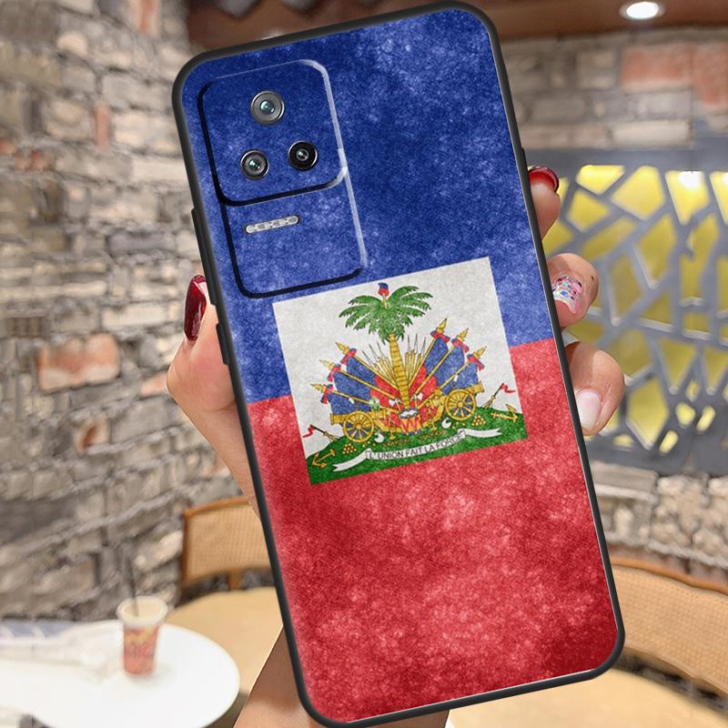 Haiti Haitian Flag Case For Xiaomi 14T Pro 13T 11T 12T 13 14 15 Ultra POCO X6 X7 Pro X3 X5 M6 F5 F6 Pro Cover