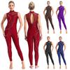 Women's Gymnastics Unitard One Piece Sleeveless Dance Bodysuits Skating Jumpsuit Ballet Leotards