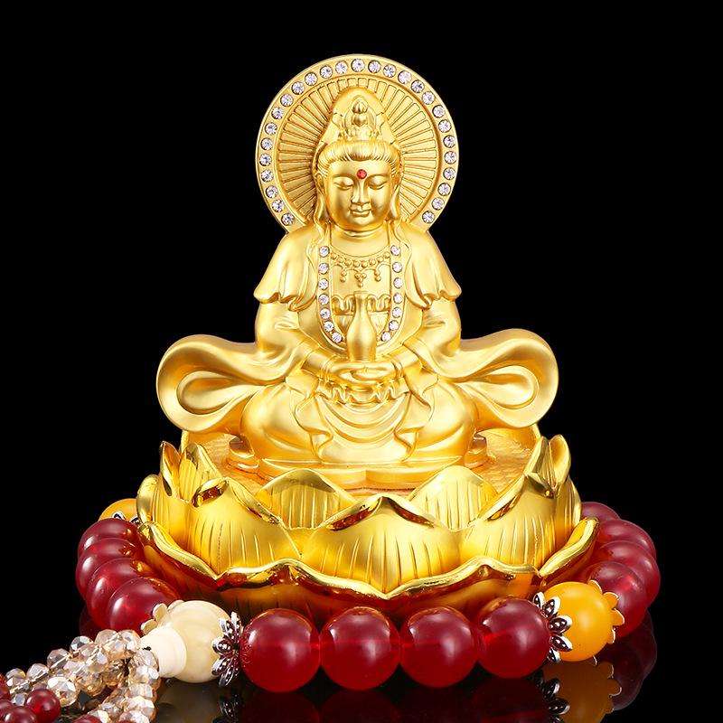 Украшение для автомобиля в виде парфюма из сплава «Лотос Гуаньинь» — аксессуар для интерьера в виде тысячи рук Гуаньинь