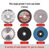Mini 3-Inch Angle Grinder Blade - 75mm Cutting Disc for Wood, Metal & Tile, 10mm Inner Hole